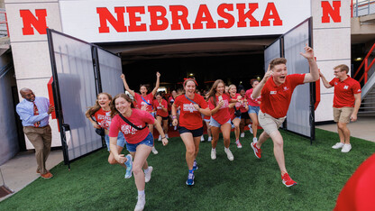 New Huskers celebrate with Tunnel Walk, convocation