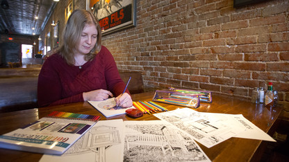 Coloring trend inspires Losh's first publication
