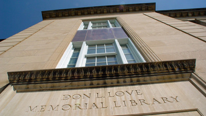 February art showcase in Love Library