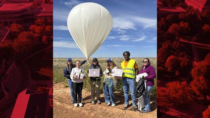 Nebraska team launches eclipse research balloon
