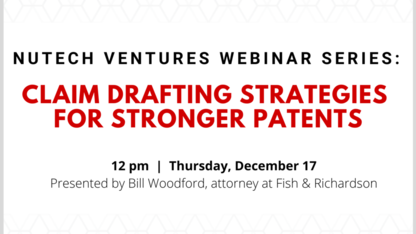 ‘Claims drafting’ intellectual property webinar is Dec. 17