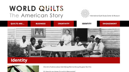 Quilt museum shares collection, knowledge online