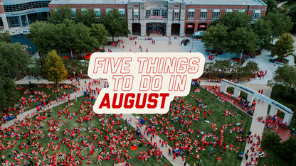 Big Red Welcome, Volleyball Day bring festival atmosphere to campus in August