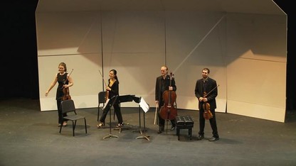 Chiara Quartet plays Brahms (excerpt)