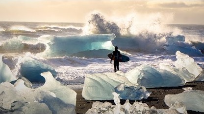 Chris Burkard: The joy of surfing in ice-cold water