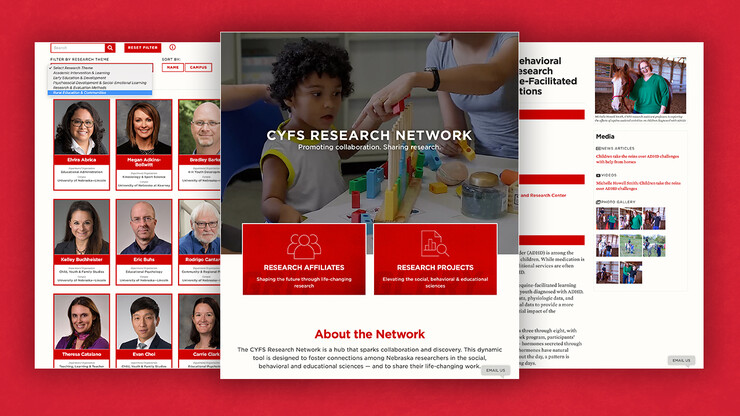 The CYFS Research Network encourages collaboration and connection-building among Nebraska researchers.
