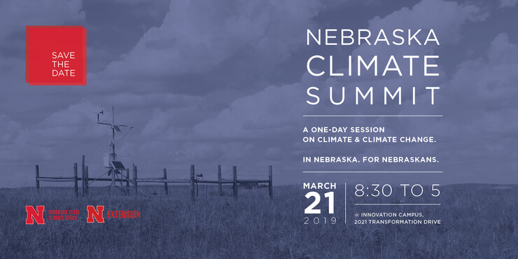 The Nebraska Climate Summit is set for March 21 at Nebraska Innovation Campus.