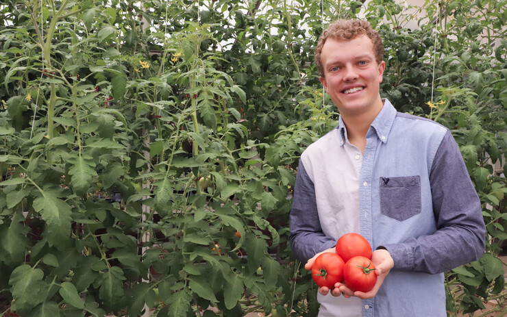 Benjamin Hintz, University of Nebraska–Lincoln Department of Agronomy and Horticulture student, received a six-month Disney Agricultural Internship in Orlando, Florida. 