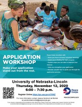 Peace Corps Application Workshop