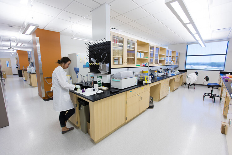 Test kitchens and research space in Nebraska Innovation Campus' Food Innovation Center
