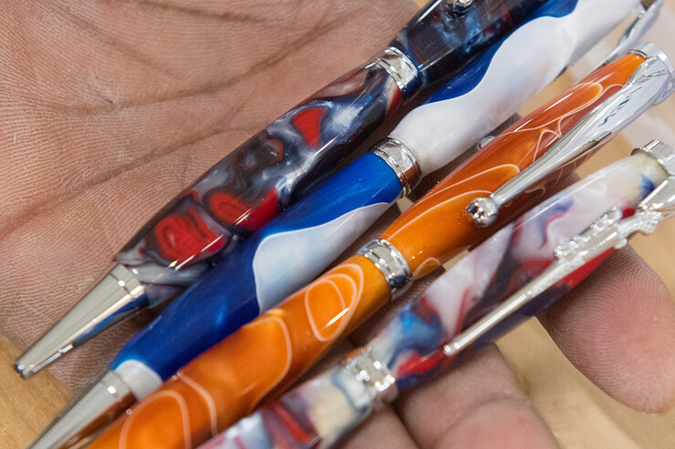 Finished pens are shown at Nebraska Innovation Campus