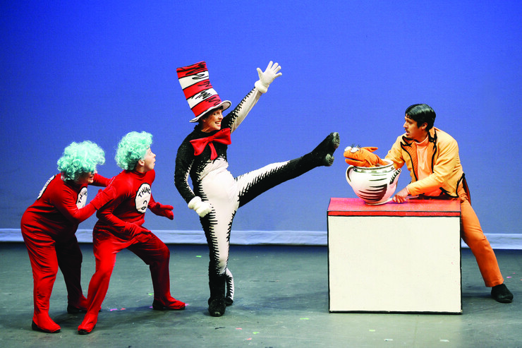 The family musical "The Cat in the Hat" will bring plenty of mischief to the Lied Center Feb. 12 and 13.