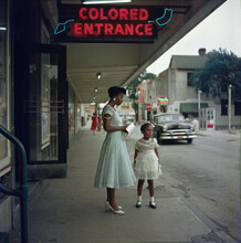 "Department Store, Mobile, Alabama, 1956," by Gordon Parks, printed 2013, archival pigment print, 34 x 34 inches.