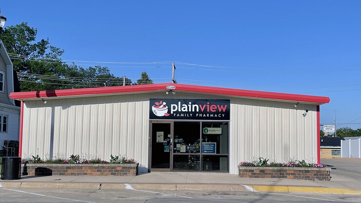 Plainview Family Pharmacy is owned by Ashley Dendigner, who took over on Jan. 1, 2020, with help from a low-interest loan from Plainview’s revolving loan fund.