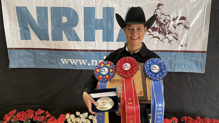 Megan Pokorny placed in Individual Level Horsemanship I in addition to Team Level II Horsemanship and Team Ranch Riding.