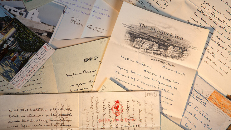 A collection of Willa Cather's correspondence