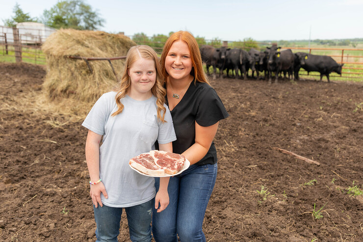 Claire Bruns (left) and Allison Walbrecht, co-founders of Unified Agriculture