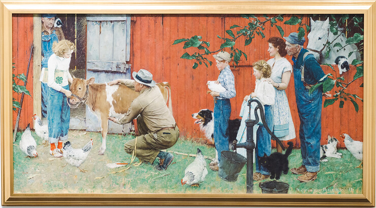 "The County Agricultural Agent" by Normal Rockwell.