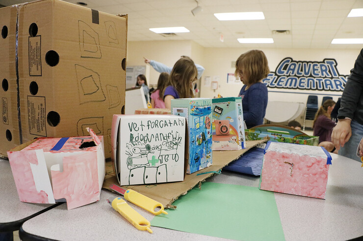 Early stages of Lincoln 2040 models were created by Calvert Elementary students.