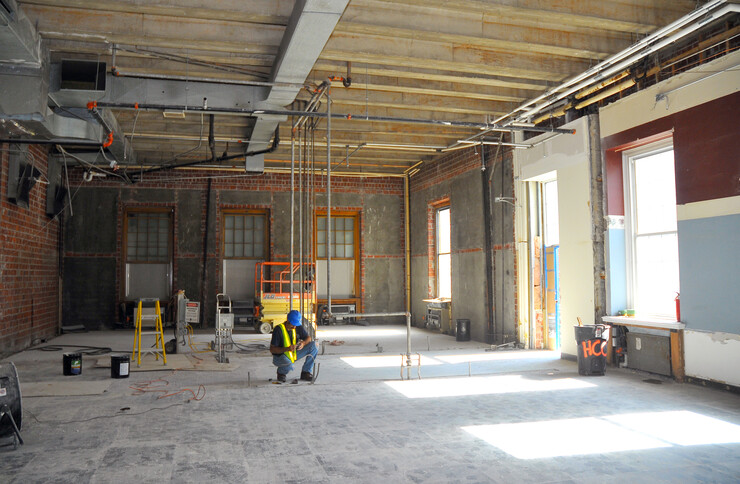 A second renovation project in the Nebraska Union is converting the Colonial and Pewter rooms into an updated meeting space. All renovations in the building are scheduled for completion in August.