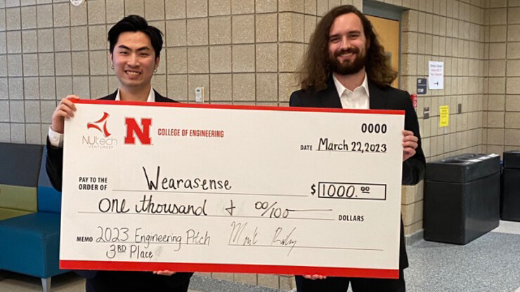 Third-place honors went to Wearasense, a concept that offers healthcare wearables.