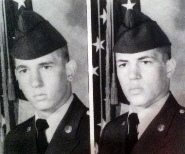 Molly Murphy's dad, Dan Murphy (left), and uncle, Little Jim Murphy, served in the Nebraska Army National Guard. Jim served for 39 years, including two-and-a-half years in the Pentagon.