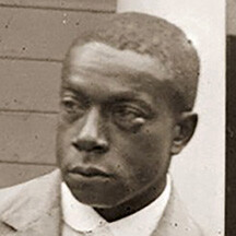 Cropped image of John Johnson from a public domain photo developed by Douglas Keister.