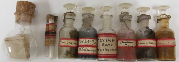 The time capsule contained several bottles of chemicals.