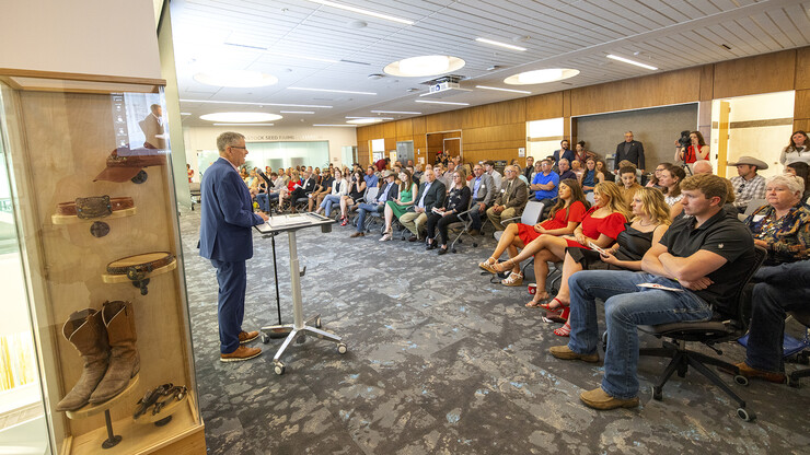 The Engler Entrepreneurship Program's annual student and alumni awards, which was held May 3, became a celebration of life for founder Paul Engler. During the event, Tom Field, director of the Engler program, talked to students, parents and Engler alumni about the program’s founder.