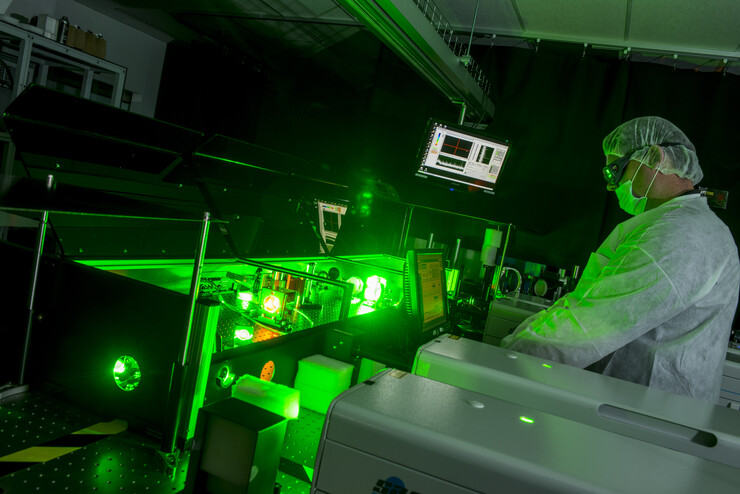 Laser technicians from the University of Nebraska-Lincoln's Extreme Light Laboratory will help visitors learn more about the nature of light and laser technology during Sunday with a Scientist March 12 at Morrill Hall.