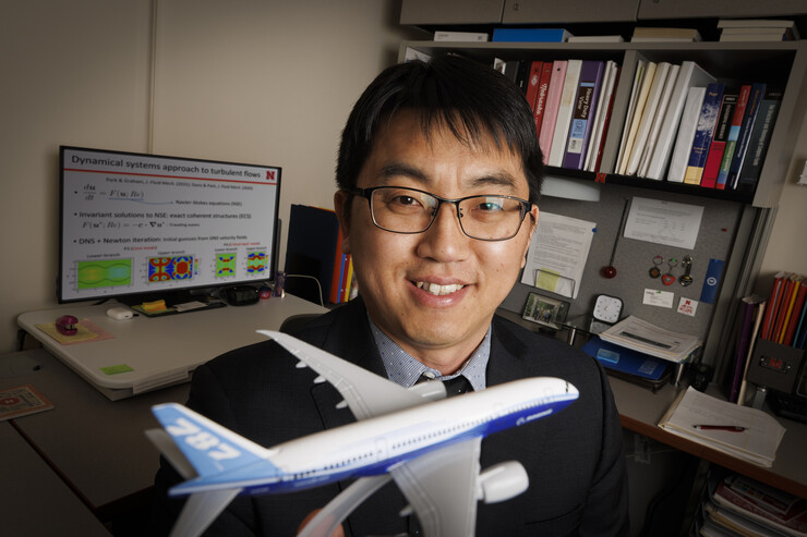 Jae Sung Park, assistant professor of mechanical and materials engineering, is aiming to solve one of the great problems in science — discovering patterns or orders in turbulent flows and then developing methods of exploiting these orders to mitigate their impact on the world.