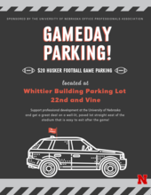 UNOPA gameday parking info