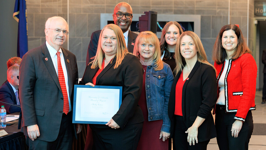 Shelly Cutsor's Kudos Award presentation