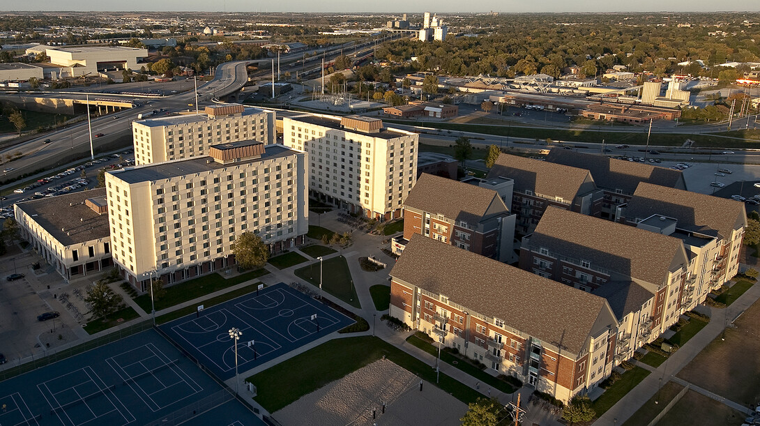 University Housing is launching a campaign to encourage students to think before they speak. Students living in UNL residence halls, including (above) Harper, Schramm, Smith and Village, can volunteer to participate in the program.