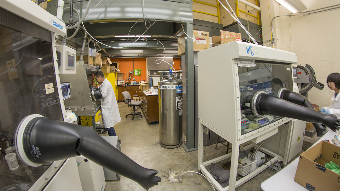 Lab spaces in Nebraska's Scott Engineering Center will be renovated as part of the $75 million project.