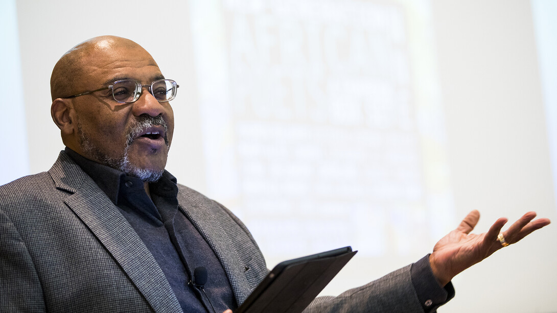 Kwame Dawes delivered his Nebraska Lecture on Nov. 10, 2016. The university's Research Council is seeking faculty nominees to deliver the prestigious talks.