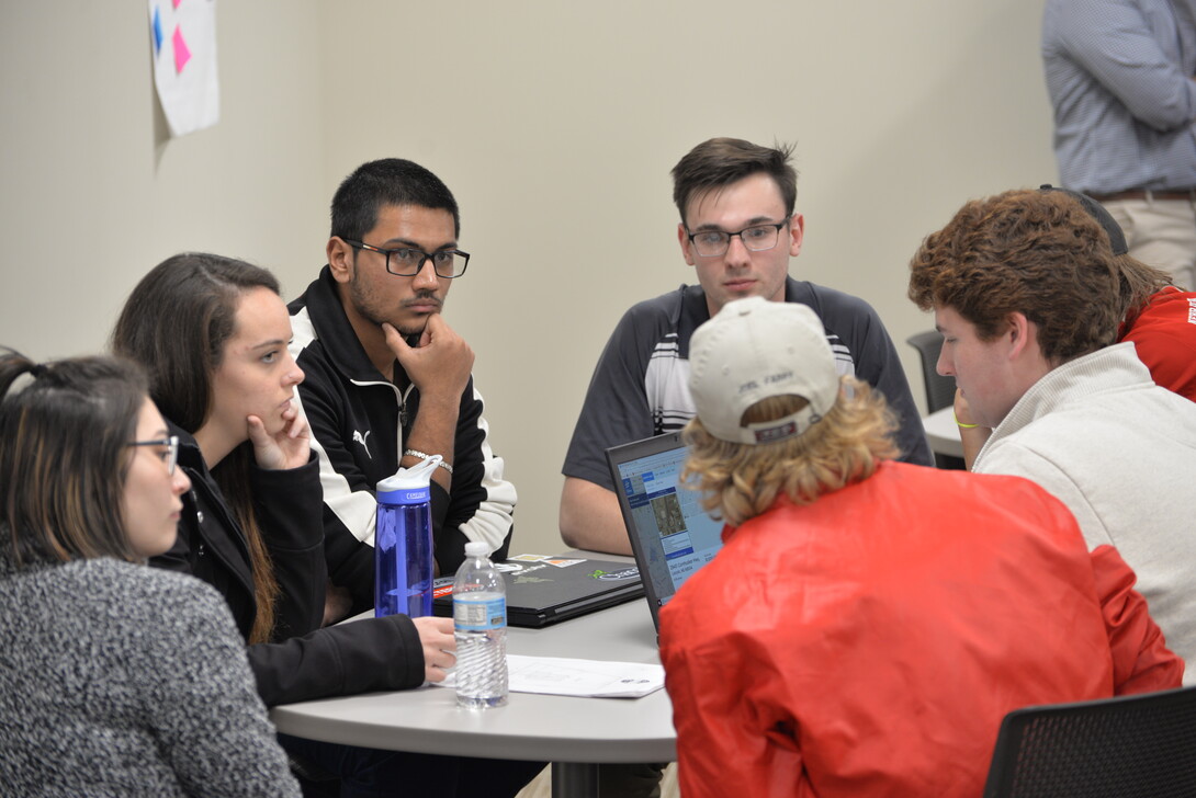 Photo caption: Students work in teams during a previous 48-Hour Challenge. This year, the challenge is offered as both an extracurricular event and as part of a new pop-up class.