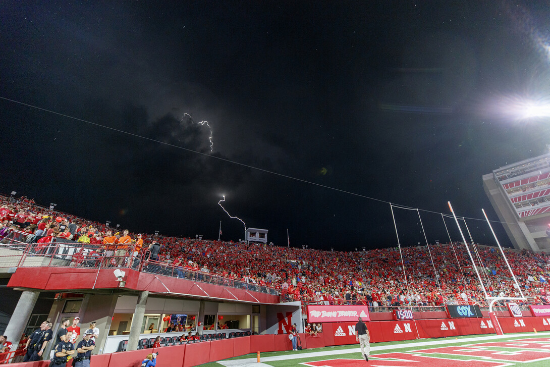 Nebraska football vs. Akron. September 1, 2018.