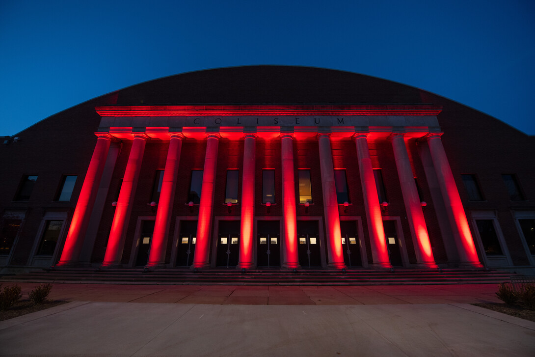 Nebraska's Coliseum, which was once used for commencement activities, basketball games and volleyball matches. Today, it's home to Campus Recreation facilities.