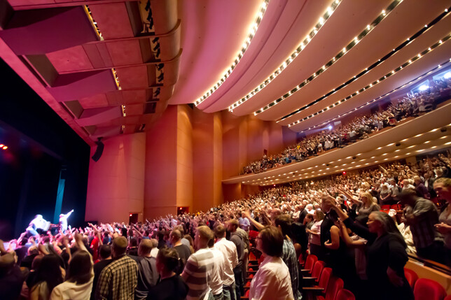 A Lied Center sellout crowd.