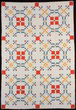 "Burgoyne Surrounded," maker unknown, West Virginia, 1935-1940, 84 x 58 in.