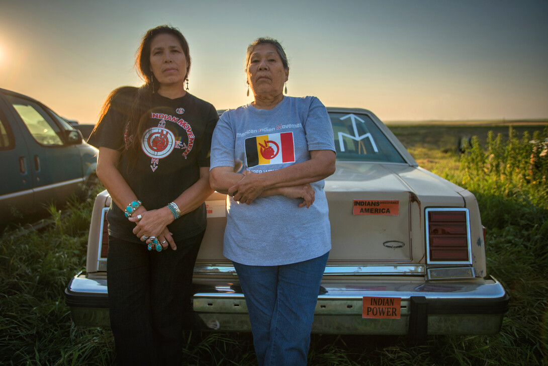 Marcy Gilbert (left) and Madonna Thunder Hawk (right) with Dr. Elizabeth Castle and Christina D. King will present "Indigenous Women Behind and in Front of the Camera: The Making of 'Warrior Women'" for the third annual Hubbard Lecture Oct. 1.