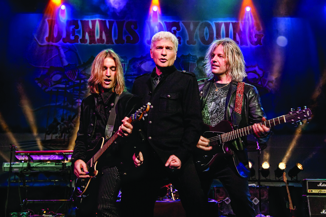 Dennis DeYoung (center), former lead singer and songwriter of Styx, will perform March 4 at the Lied Center for Performing Arts.