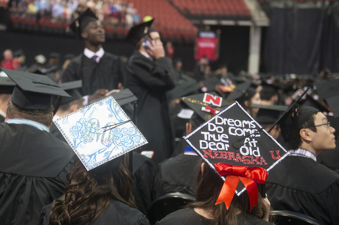 More than 2,800 degrees will be awarded during UNL's May commencement exercises May 6 and 7.