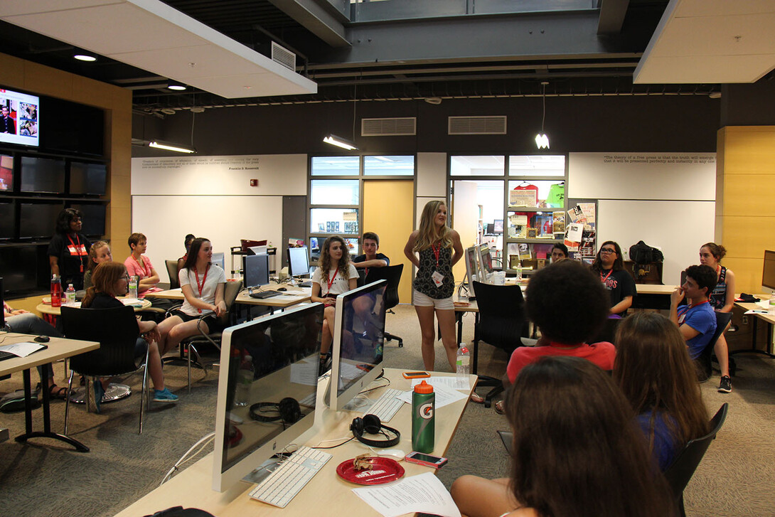 Twenty-one high school students participated in the second annual UNL Media Academy June 12-15.