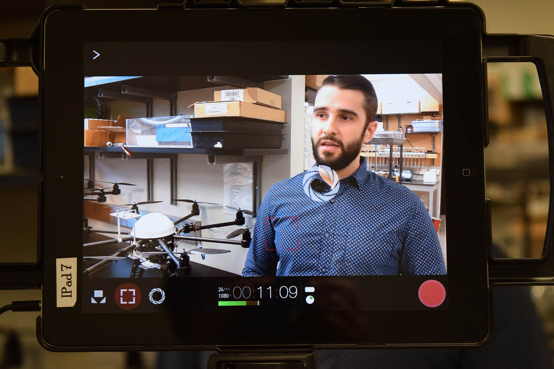 Leonardo Bastos, a soil and water sciences doctoral student at Nebraska, is interviewed about his research for a Streaming Science production.