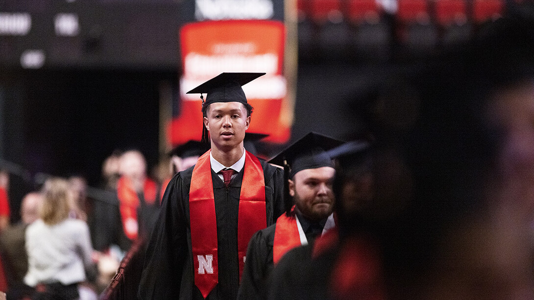Isaiah Roby returned to the Pinnacle Bank Arena floor Aug. 14. The center for the Oklahoma City Thunder and former Husker basketball player earned a Bachelor of Science in Business Administration.