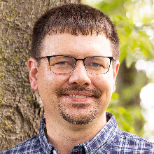 Color portrait of Derek Heeren, professor of biological systems engineering at the University of Nebraska–Lincoln.