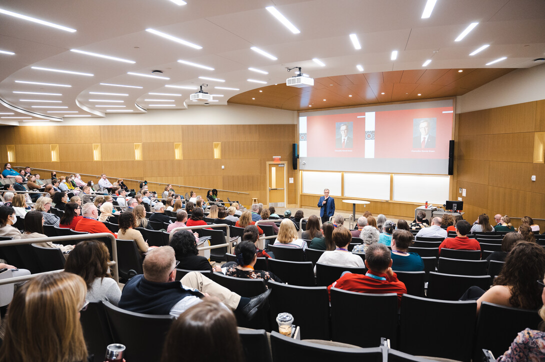 UNL All-Staff Conferece welcome provided by Chancellor Ronnie Green.