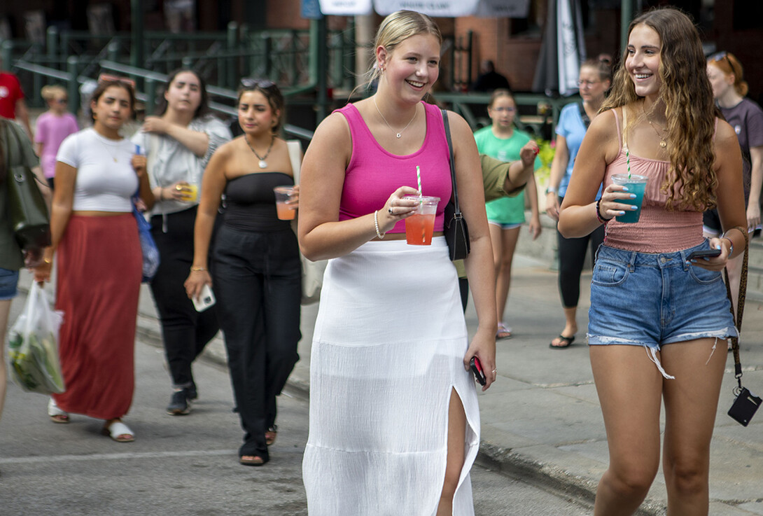 Farmers Market in the Haymarket, Lincoln, Nebraska. August 6, 2022